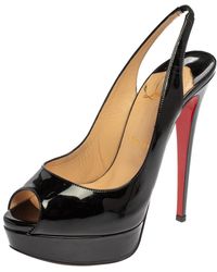 black peep toe louboutins
