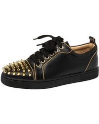 low top black loubs