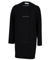 Balenciaga Black Embellished Cocoon Coat