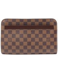 Louis Vuitton Damier Canvas Ebene Pochette Saint Paul Bag - Brown