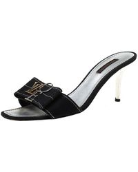 louis vuitton chunky heel sandals