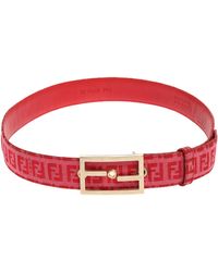 pink fendi belt