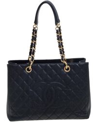 chanel leather tote bag