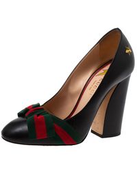gucci thick heel