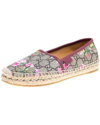 gucci floral espadrilles