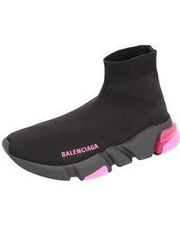 balenciaga speed black pink