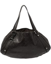 gucci bowy embossed leather shoulder bag
