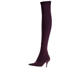 balenciaga sparkly thigh high boots