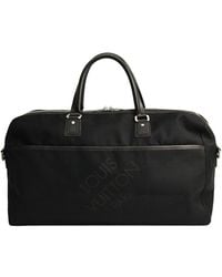 Louis Vuitton Black Damier Geant Canvas Albatros Duffel Bag