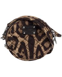 Dolce & Gabbana Boston Leopard Print Bag in Brown - Lyst