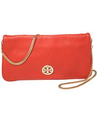 tory burch clutch red