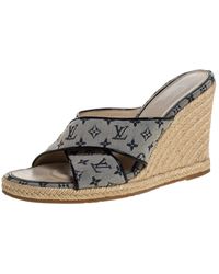 white canvas wedge sandals