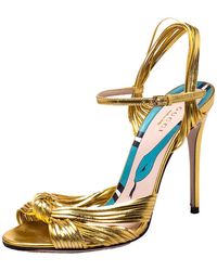 gucci barely there heels