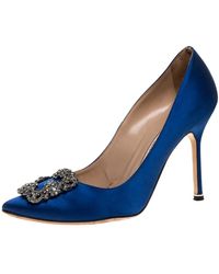 manolo blahnik hangisi 70 blue