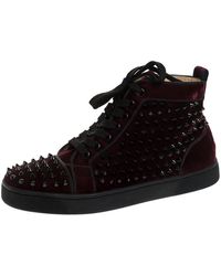 christian louboutin sneakers high top
