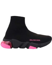black and pink balenciaga runners
