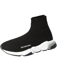balenciaga shoes black and white