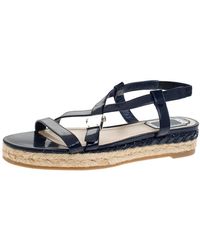 dior flat sandals