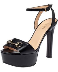 gucci heels platform