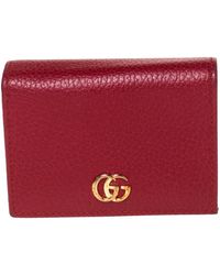 gucci leather wallet womens