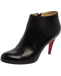 belle round toe bootie christian louboutin