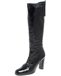 prada patent boot