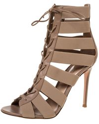 fabric gladiator sandals