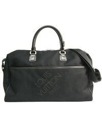 Louis Vuitton Black Damier Geant Canvas Albatros Duffel Bag