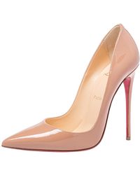 christian louboutin shoes beige