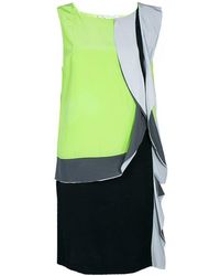 Diane von Furstenberg Multicolour Shizuka Silk Sleeveless Dress L