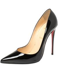 louboutin black heels red bottom