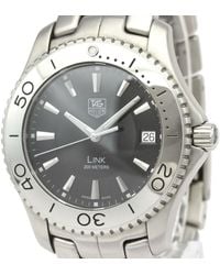 tag heuer stainless steel watch