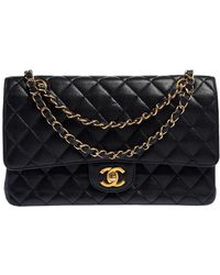 chanel classic flap black
