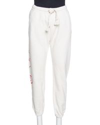 gucci logo joggers