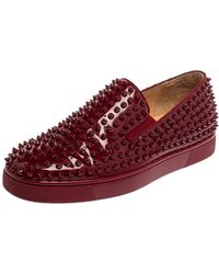 Christian Louboutin Roller-Boat Slip-Ons for Men - Up to 64% off at Lyst.com