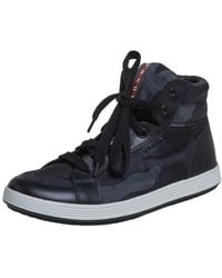 prada runners camo black
