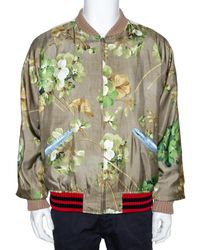 mens gucci bomber jacket