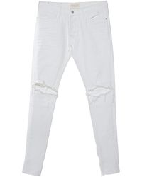 fear of god white jeans