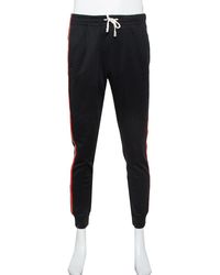 black gucci sweatpants