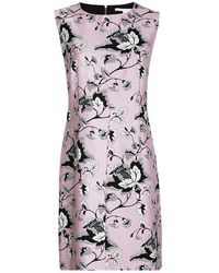 Diane von Furstenberg Pink Floral Printed Sleeveless Carrie Dress L