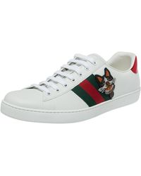 gucci trainers white mens