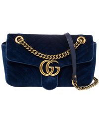 gucci marmont velvet small bag