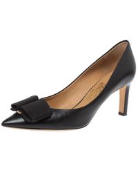 ferragamo pointed toe pumps