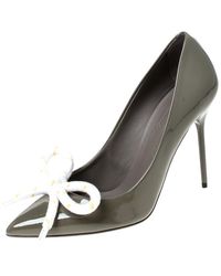 burberry pumps silver