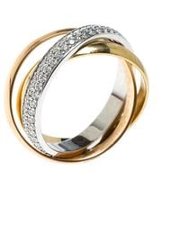 cartier tricolor ring price