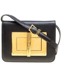 Tom Ford Natalia Black Leather Handbag