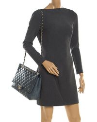 chanel maxi double flap caviar