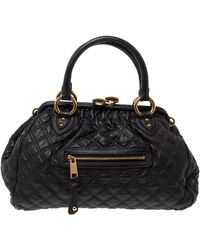Marc Jacobs Black Quilted Stam Tote - Lyst