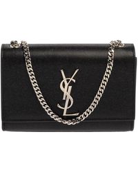 saint laurent small kate leather shoulder bag