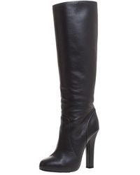 dolce and gabbana thigh high boots